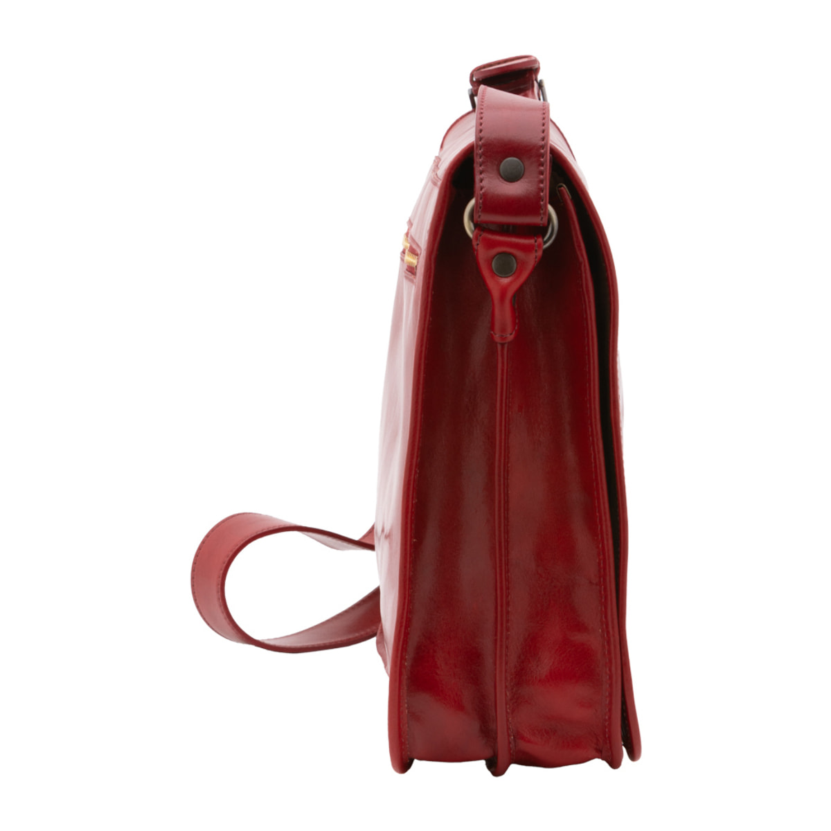 Borsa a tracolla  da uomo In Vera pelle Made in Italy 30x38x12 cm