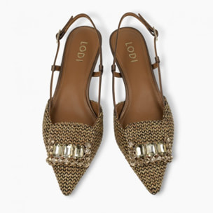 ZAPATOS DE SALÓN MARRONES A-CASIOPEA