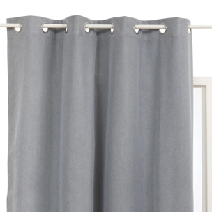 Rideau occultant Darla 140x260cm gris