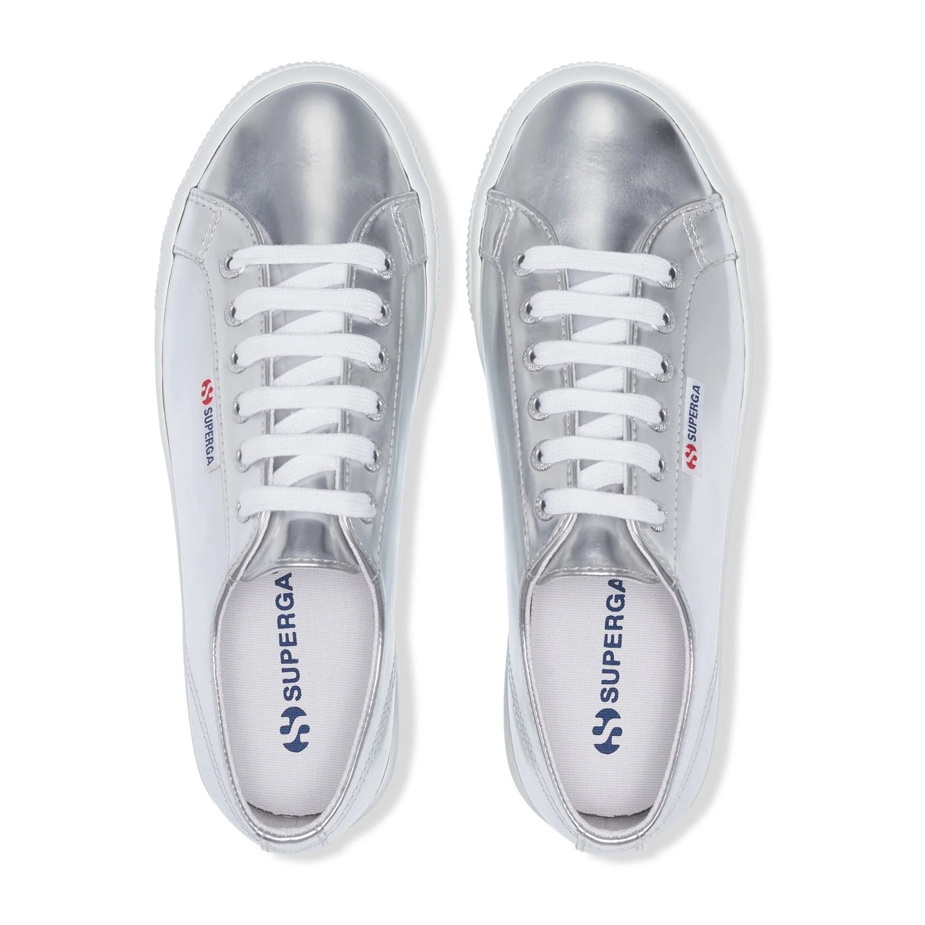 Scarpe da donna Superga Grigio 2790 MIRROR SYNTHETIC MATERIAL