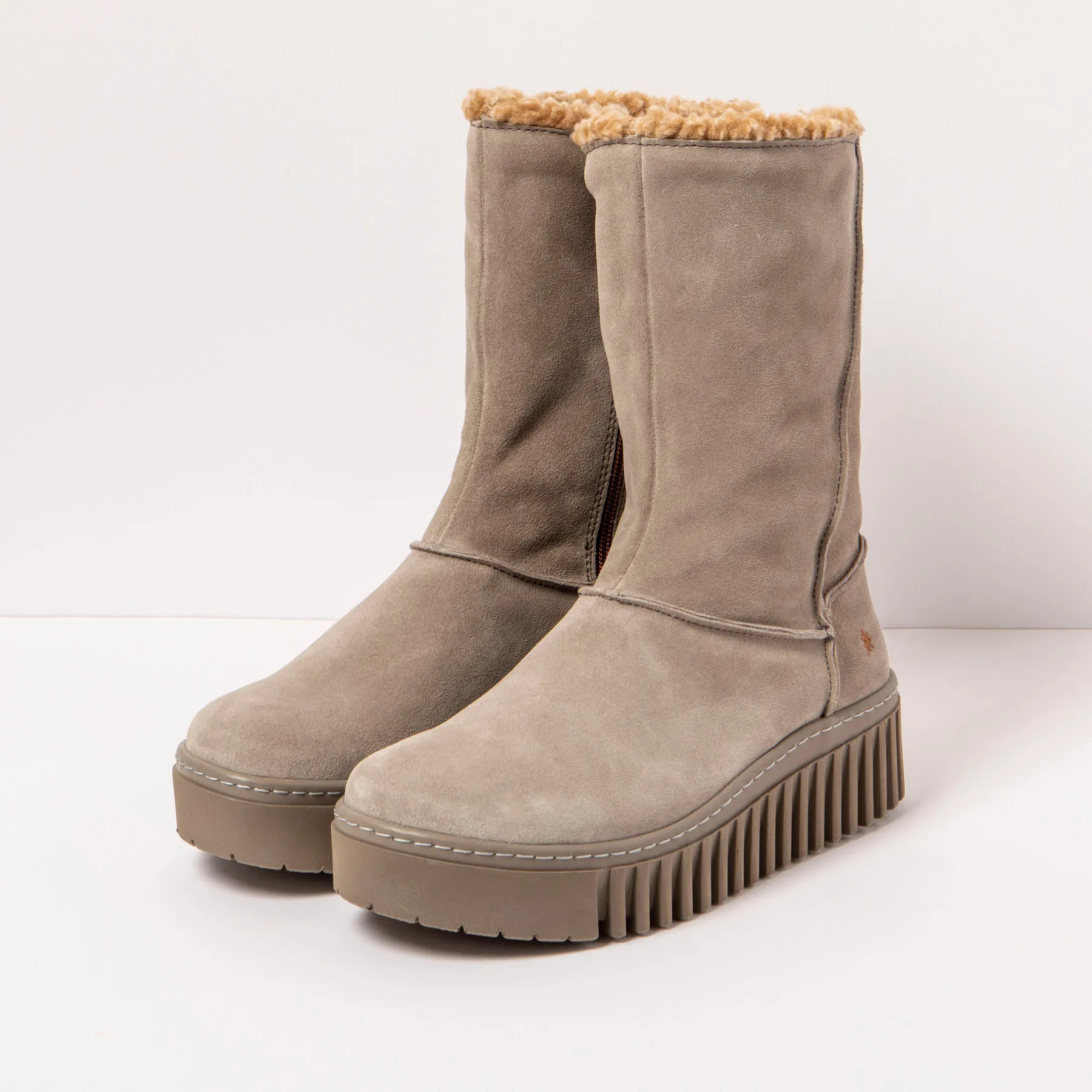 Botines 1511 SILK SUEDE TAUPE/BRIGHTON color Taupe