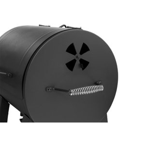 Barbecue a carbonella portatile da tavolo Piggy con termometro integrato