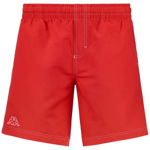 Kappa - Costumi da Bagno Uomo Rosso - Logo Korpo Zolg