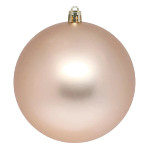 Lot de 4 boules D.10cm polystyrène recyclé nude