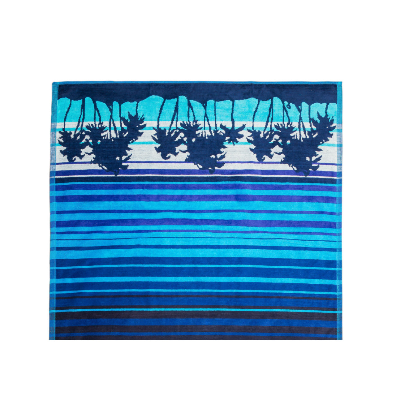 Telo Mare Spugna Jacquard Spiaggia Disegno Sunrise