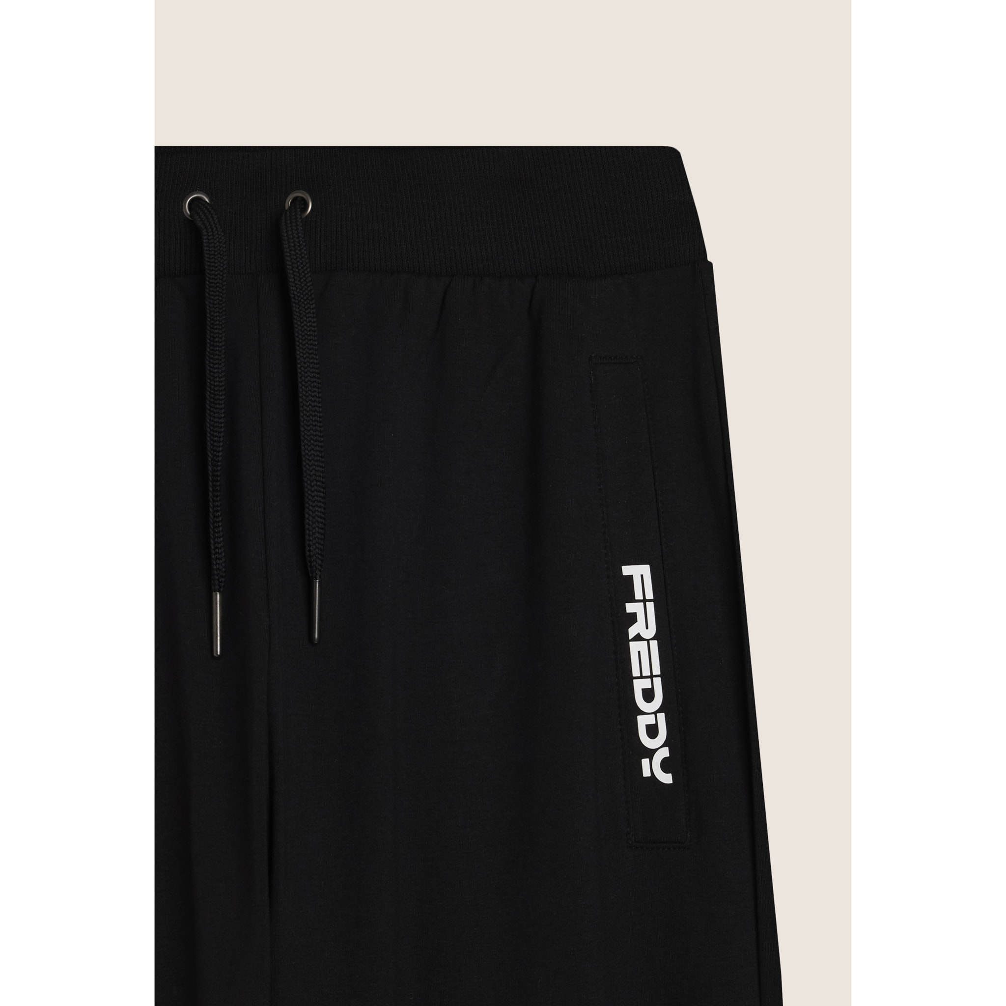 Pantaloni sportivi in jersey stretch con taschino