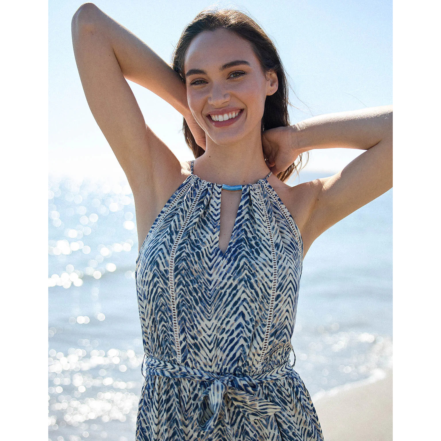 Vestido Largo Azul - Solea