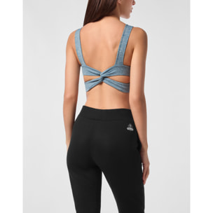 PLEIN SPORT Sports Bra LOGO
