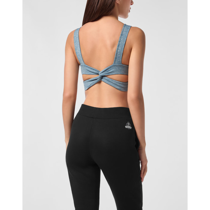 PLEIN SPORT Sports Bra LOGO