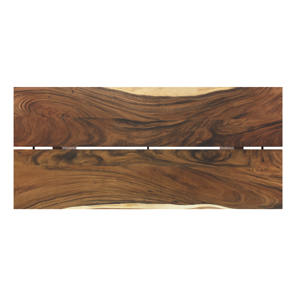 Table rectangulaire 8 personnes en bois de suar 220 cm - Tanah