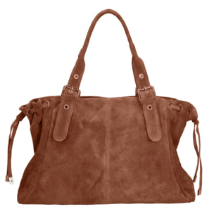 Borsa a mano da donna Made in Italy - Modello Celeste Plus - 100% pelle - 20.0 x 28.5 x 41.0 cm