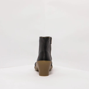 Botines con tacón 1442 NAPPA BLACK-BRONZE/ ALFAMA color Black-bronze