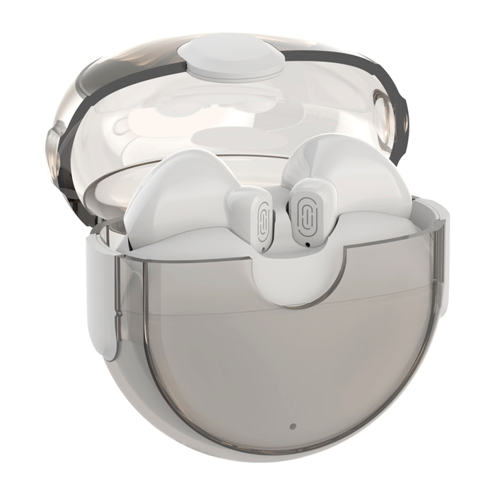 Auriculares TWS L12S Bluetooth 5.1. Control táctil. Base de carga 200mAh + 35mAh.