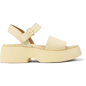 Sandalias - CAMPER Tasha - Amarillo - Cuero liso