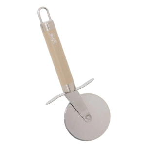 Roulette à pizza Solstice 7,5x2x20,4cm beige