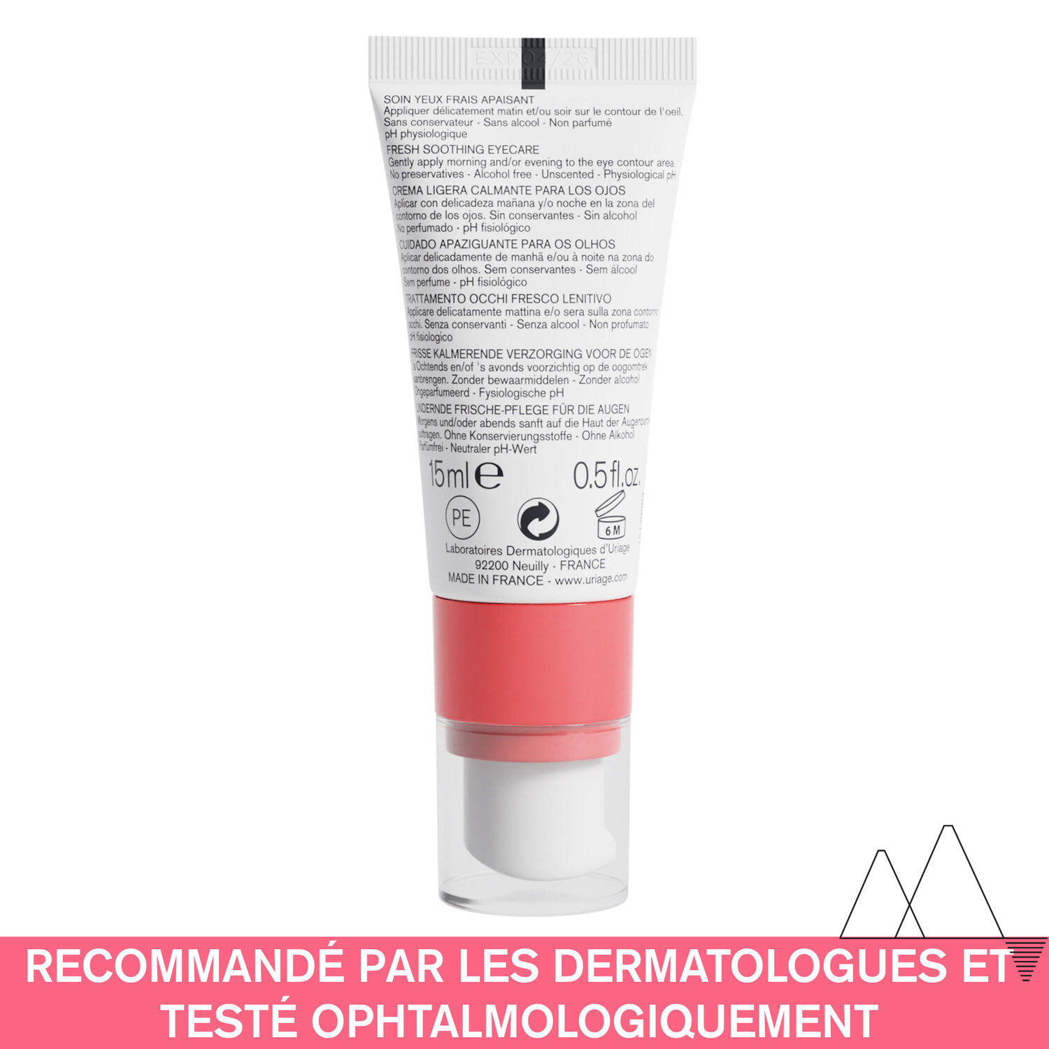 TOLEDERM - Control Soin yeux frais calmant 15ml