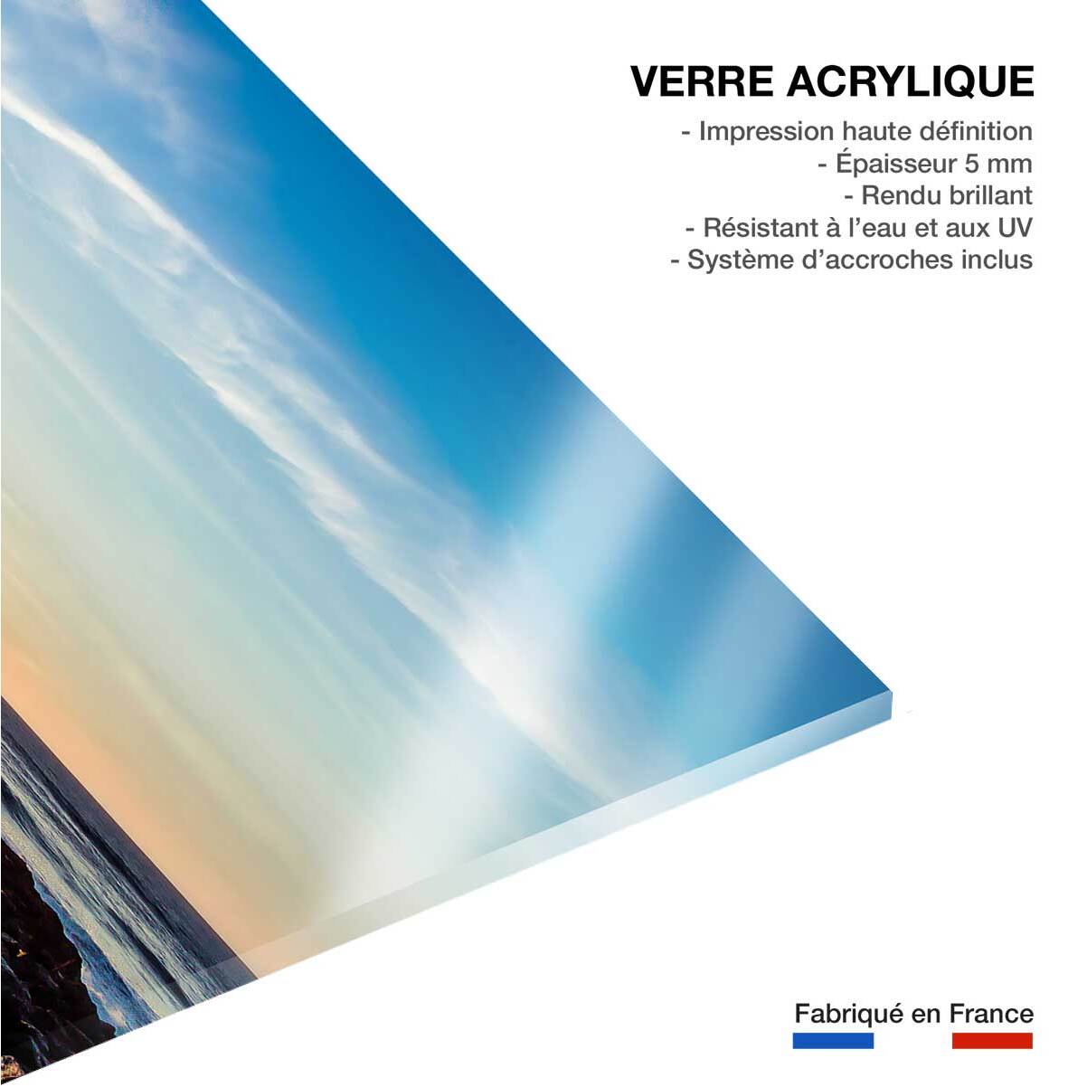 Tableau paysage ocean anglet vvf  Tableau plexiglas