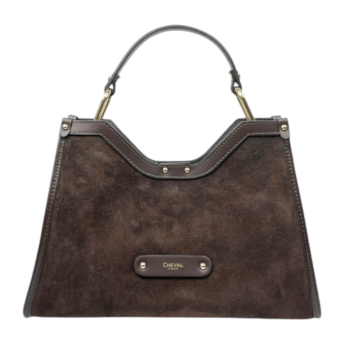 Bolso Hobo Cheval Firenze Capri Mini F/W Marrón Oscuro