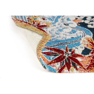 Tappeto Excelsa Kimono in poliestere e cotone 55x180x0,7 cm multicolore