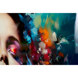 DIPINTO SU TELA LACCATO MARTY C/CORNICE -A- CM 62X4X92