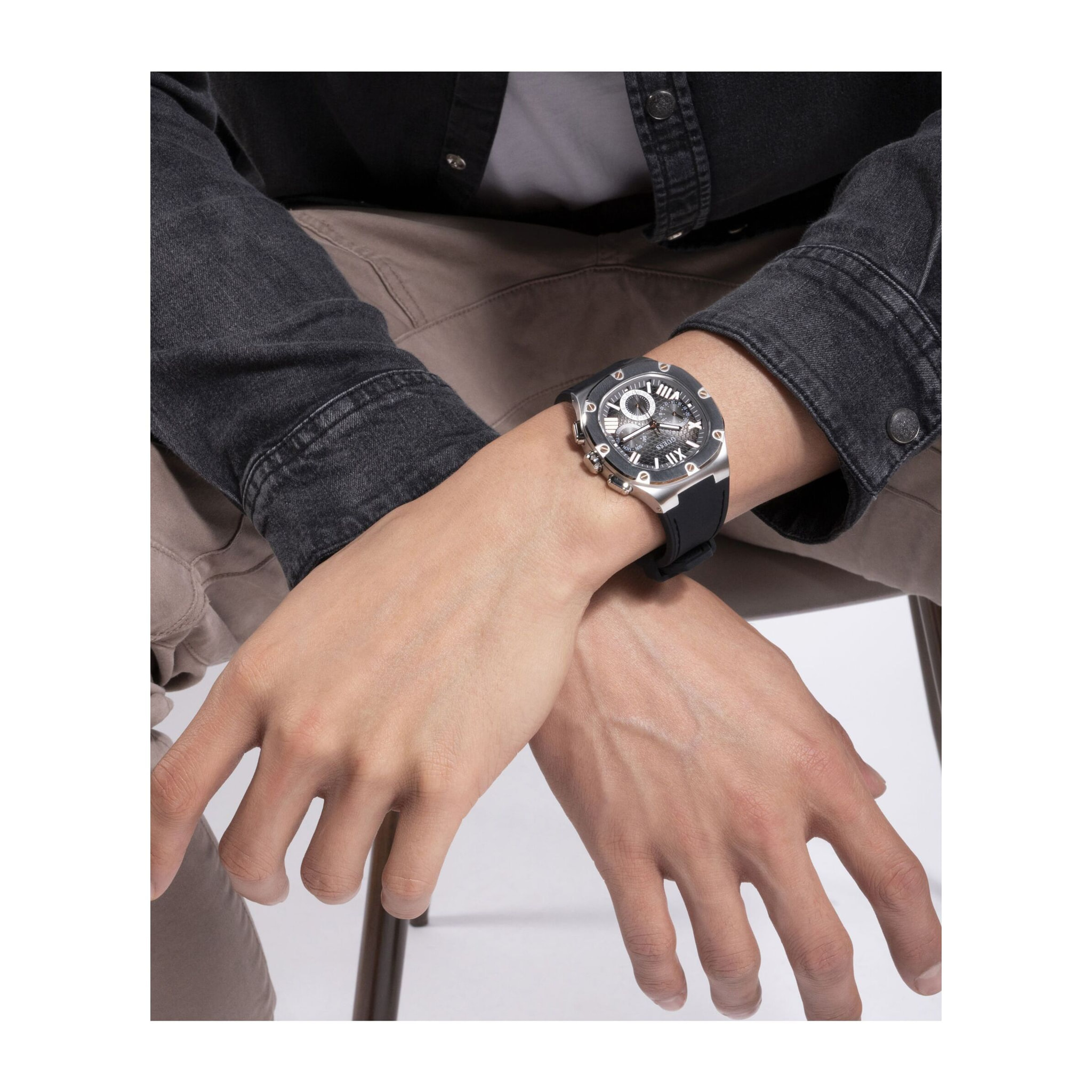 Guess Orologio Analogico Al Quarzo Gd Headline