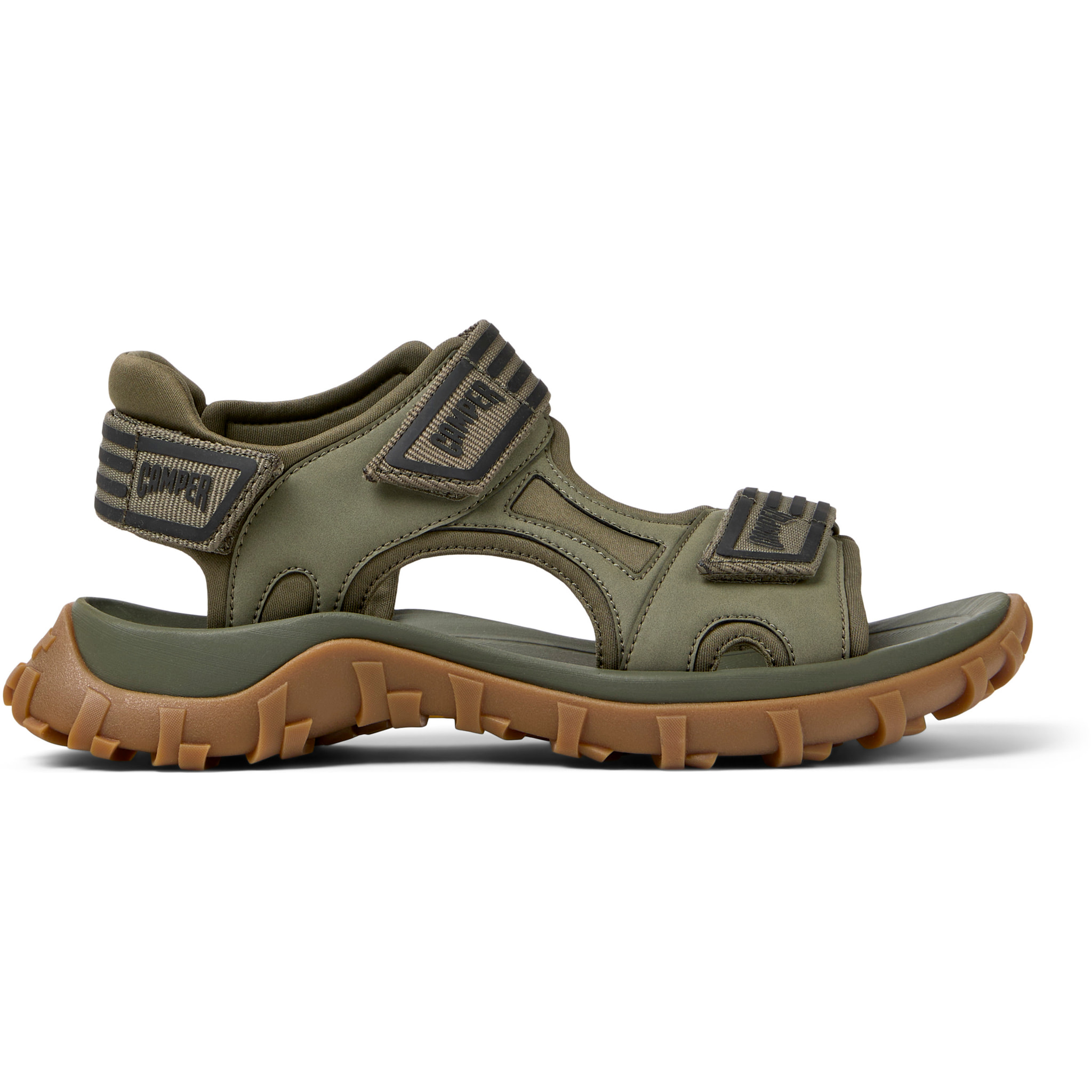 Sandalias - CAMPER Drift Trail Sandal - Verde - Cuero liso