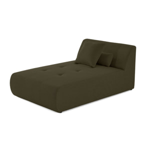 Onyx - canapé panoramique modulable d'angle gauche - 7 places - en tissu mailles 3D - Vert