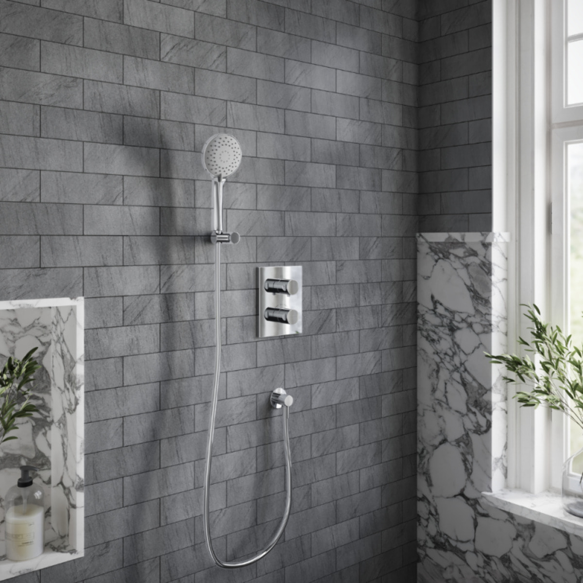 Pommeau de douche 3 jets VILLEROY & BOCH Universal