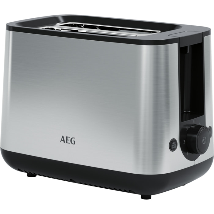 AEG Tostadora de acero inoxidable con siete niveles de tostado T3-1-3ST
