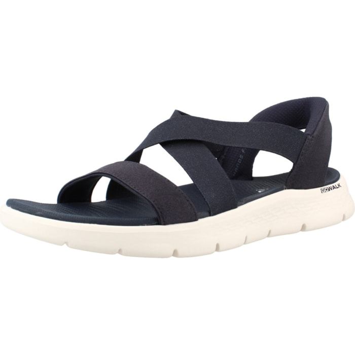 Sandalias Mujer Go Walk Flex Sandal Glimm Azul