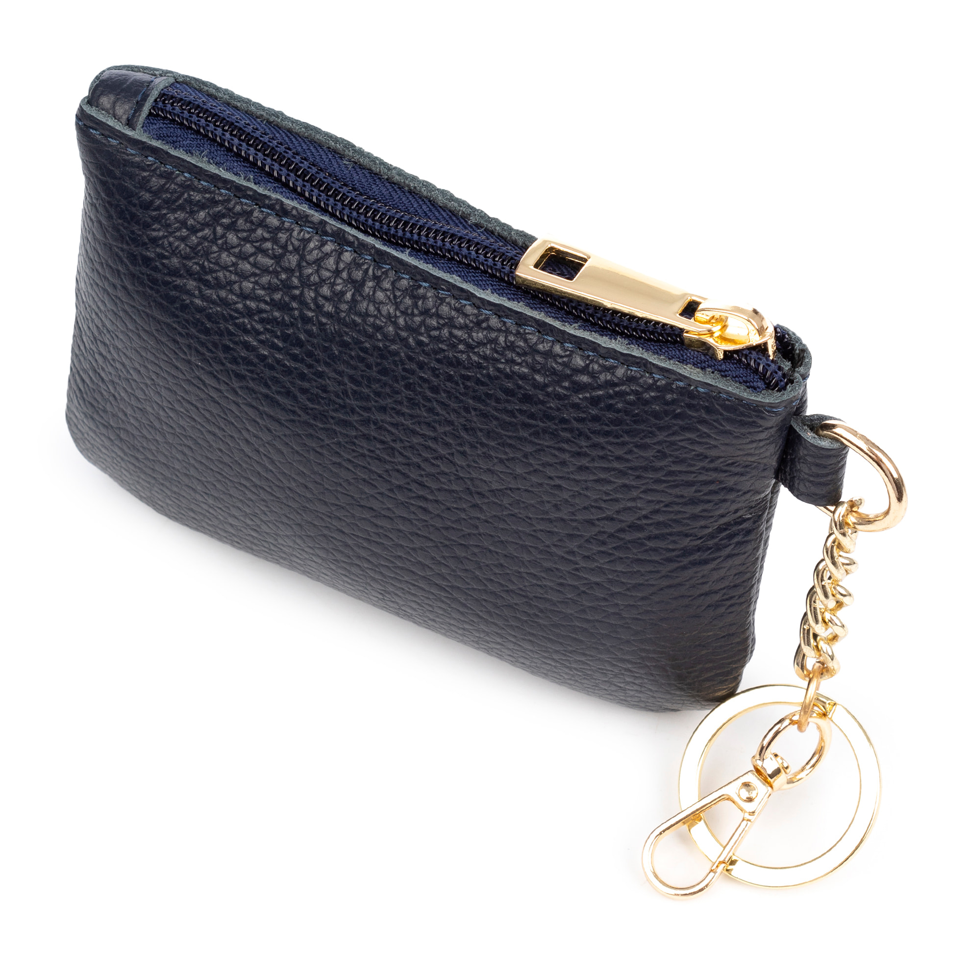 Bellosguardo Monedero Mujer. De piel auténtica acabado Dollaro con detalles metálicos.