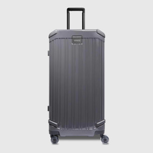 Piquadro Hardside 4 wheel suitcase in trunk shape