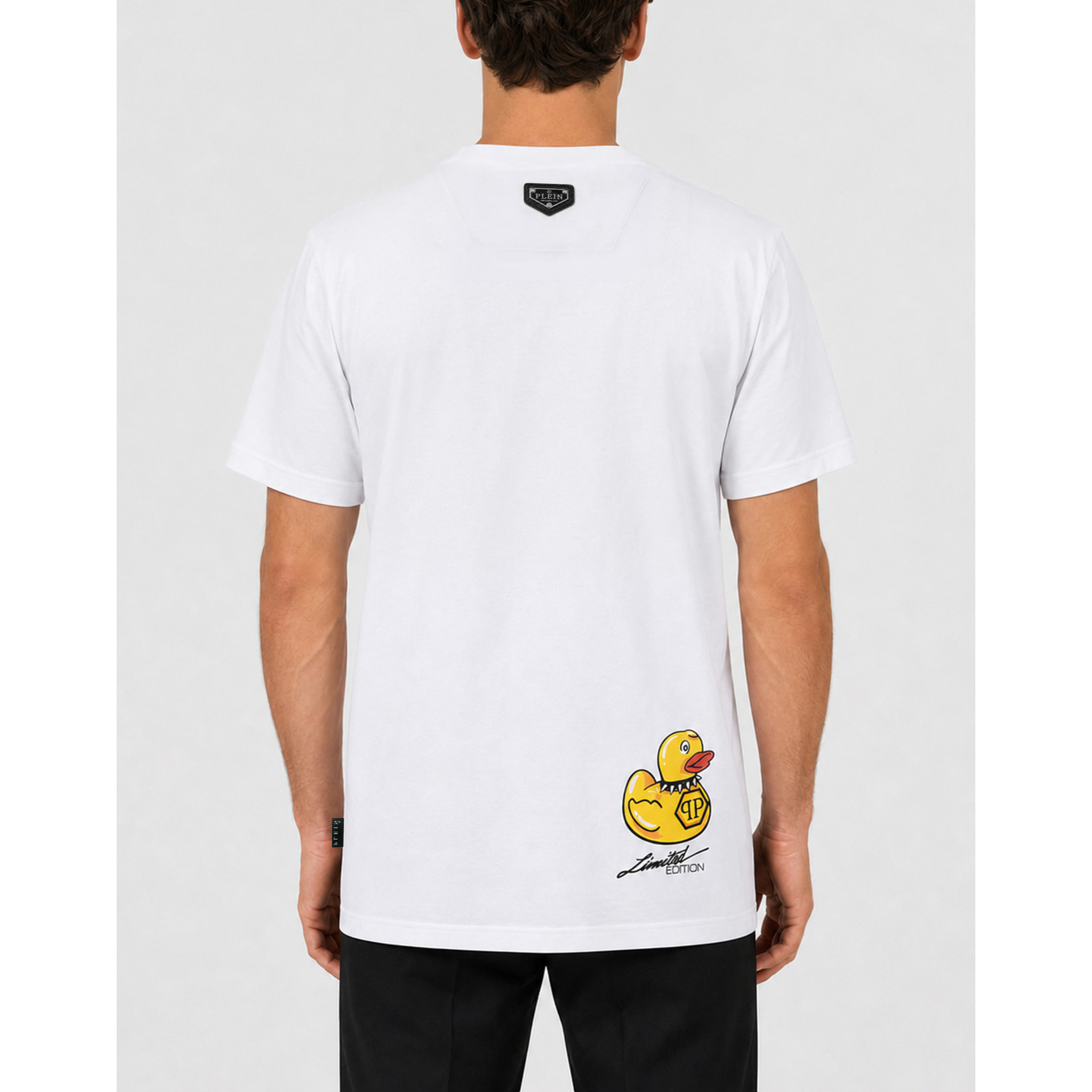 PHILIPP PLEIN Camiseta de cuello redondo y manga corta SKULL