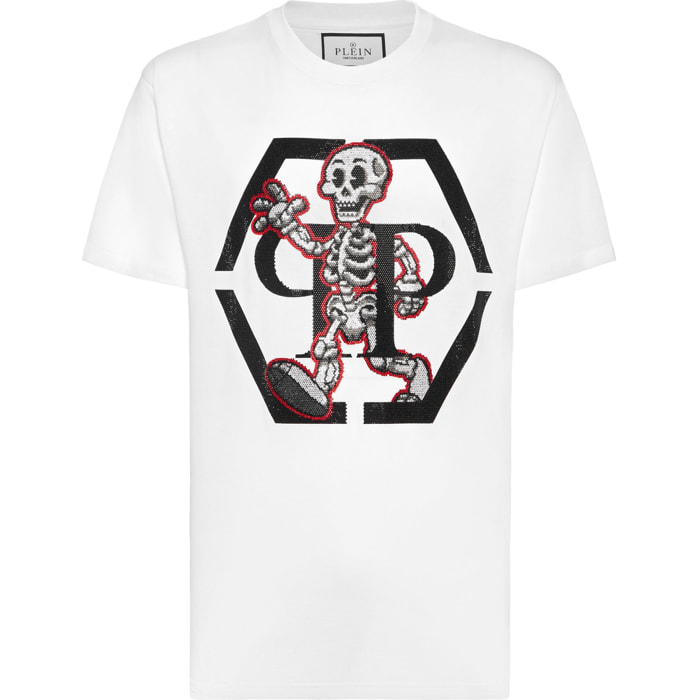 PHILIPP PLEIN Maglietta a girocollo SKELETON