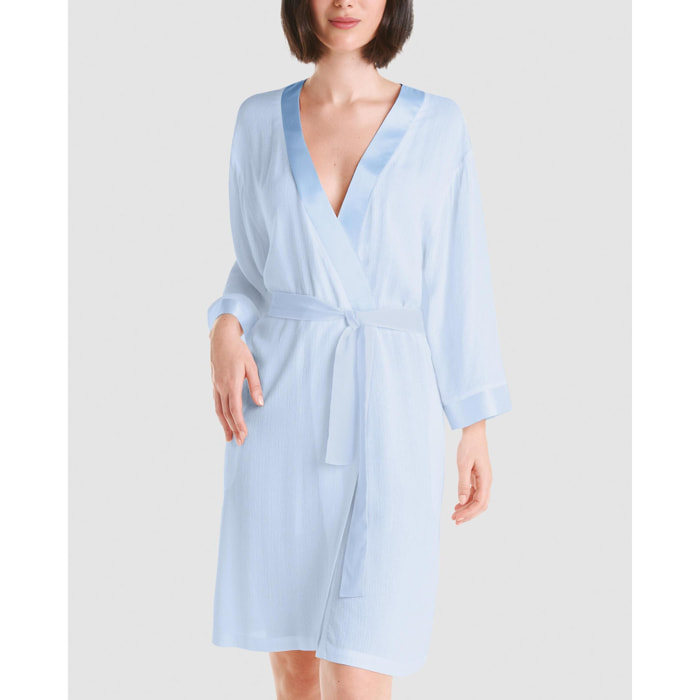 Bata corta mujer viscosa suave