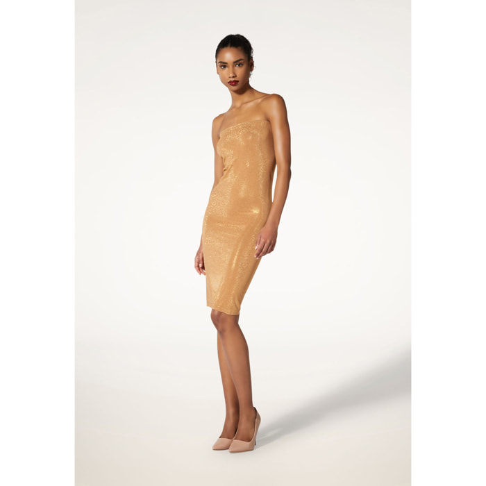 Abito Liquid Metal Dress