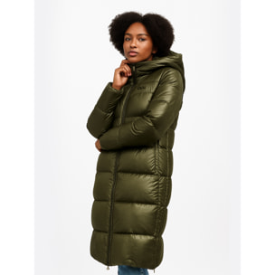 Abrigo para mujer ECOON Niza long jacket - Khaki
