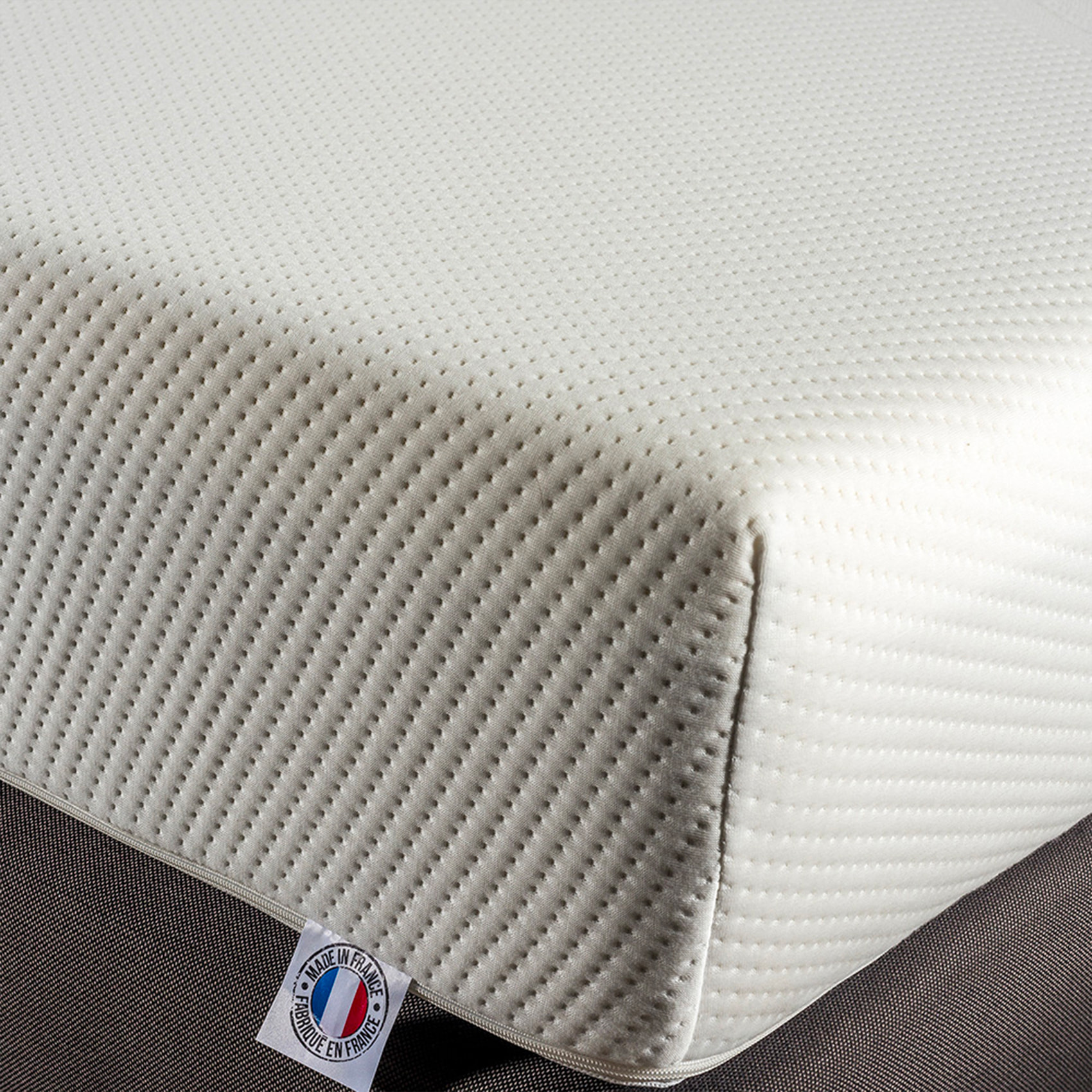 Matelas Sensitive mousse à mémoire de forme - Blanc