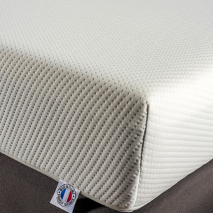 Matelas Sensitive mousse à mémoire de forme - Blanc