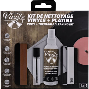 Kit de nettoyage TNB 2 en 1 pour disques et platines vinyles