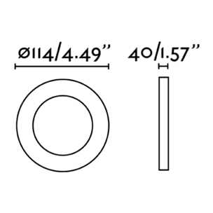 ARGON R Empotrable negra