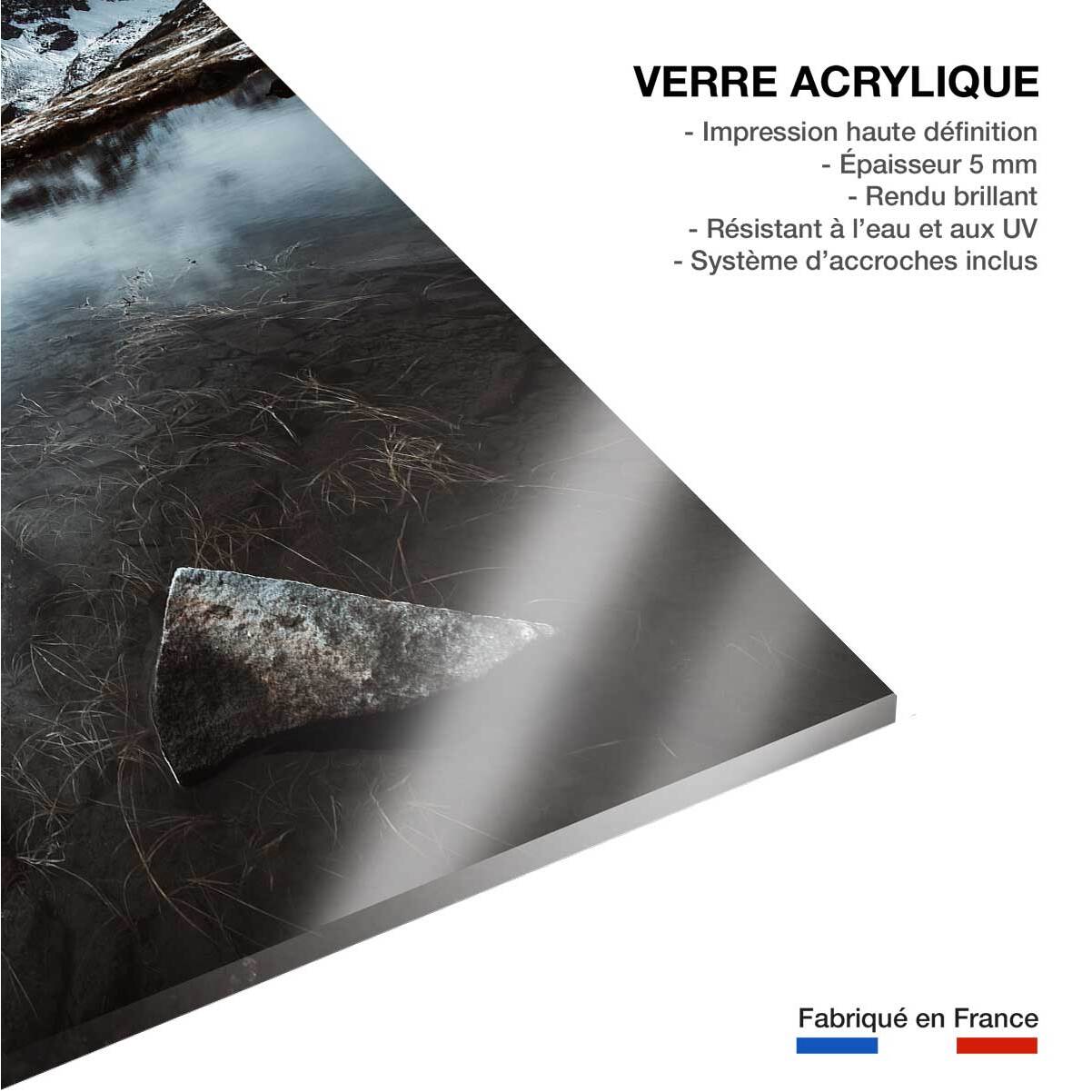 Tableau face aux alpes Tableau plexiglas