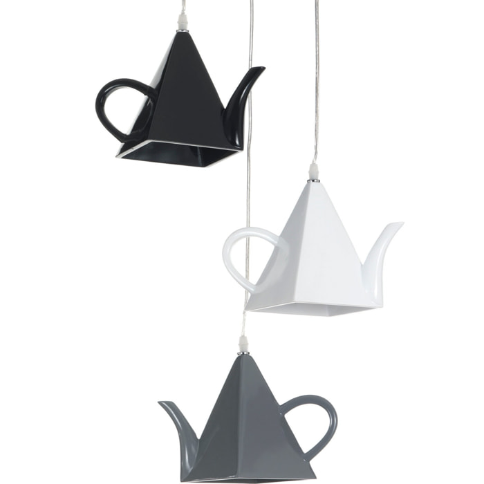 Suspension Tomasucci POT, en résine et acier