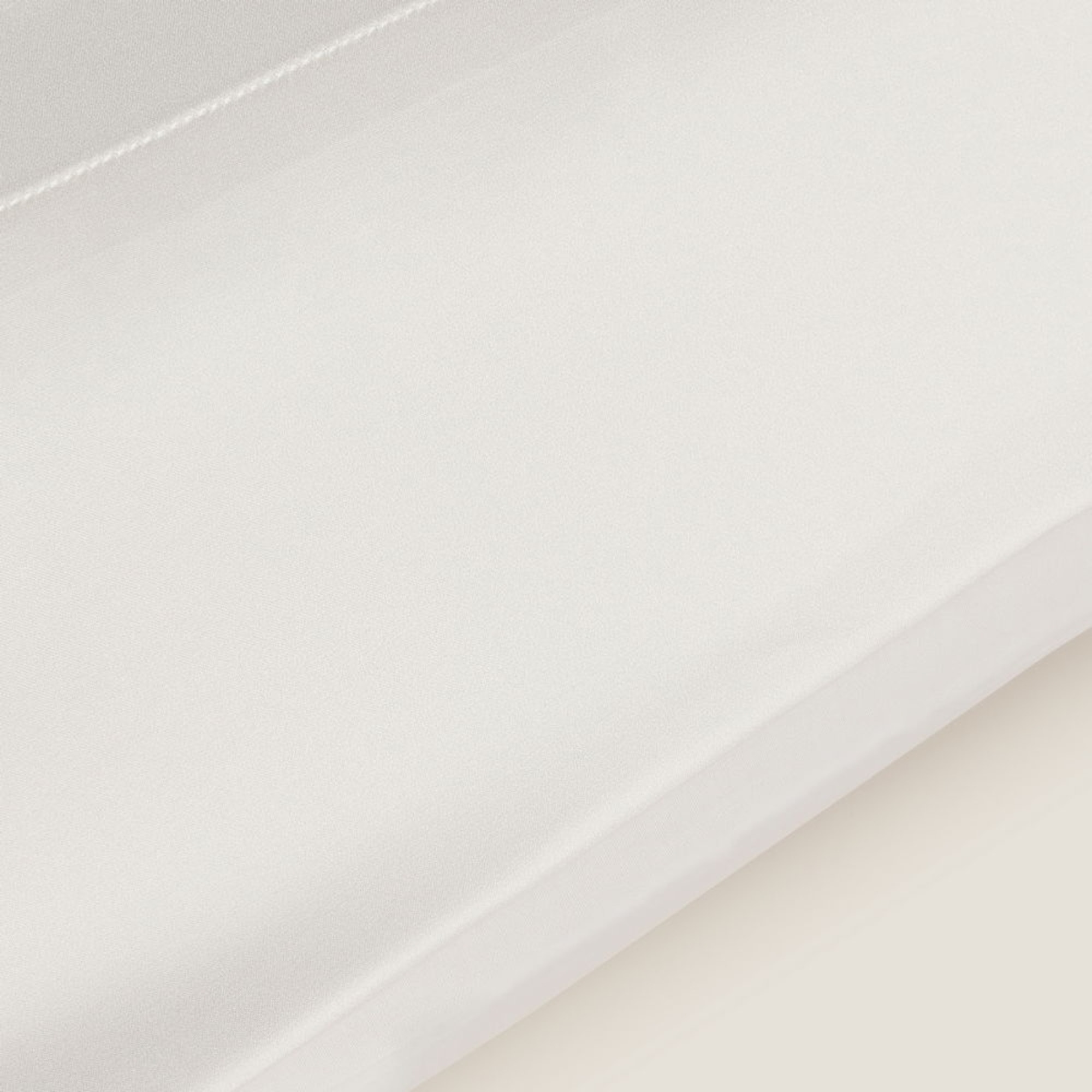 Funda de almohada seda y algodón satén 300 hilos Silkcot color blanco Seda