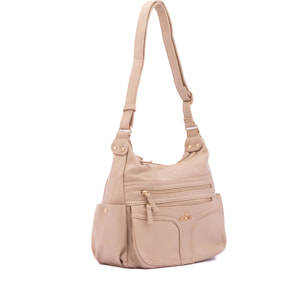 Borsa a spalla da donna - Modello False - Ecopelle - 33.0 x 25.0 x 14.0 cm