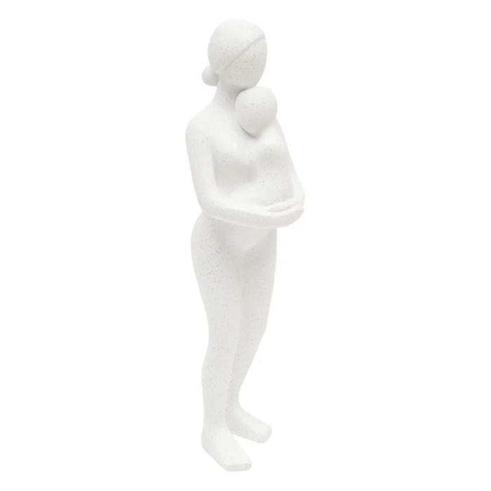 Famille déco Colin H.21cm blanc