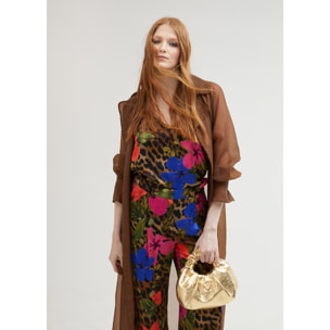 Top stile lingerie con spalline