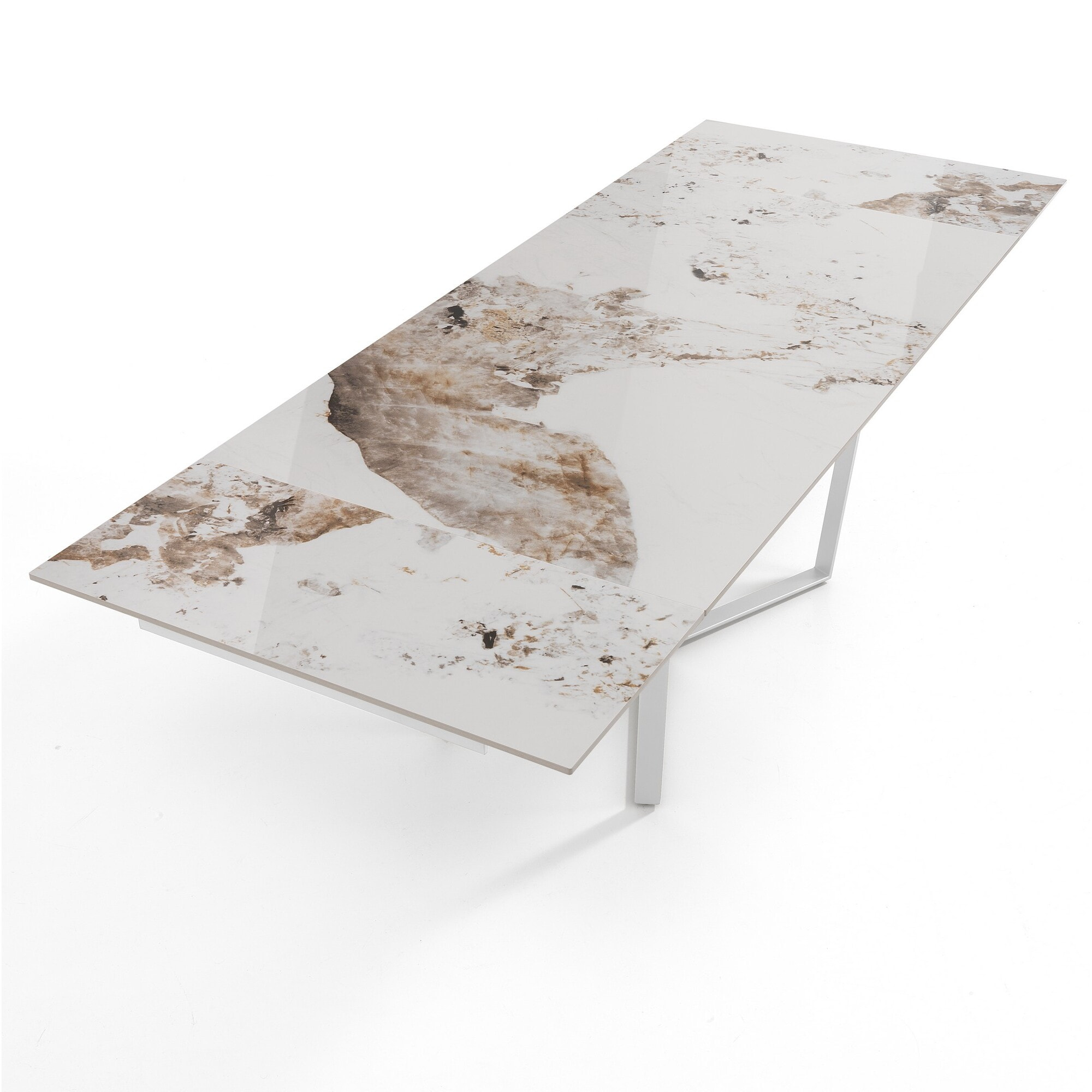 Tomasucci Table extensible SPINNE ONICE MARBRE