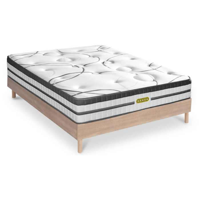 Matelas CONCORDE | 2 Places | Ressorts Ensachés - 26cm