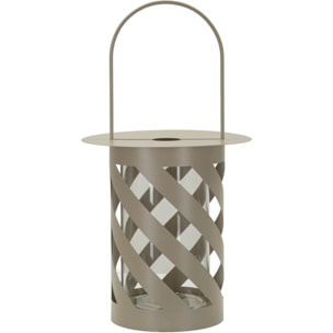 LANTERNA SATURNO TORTORA TWIST CM Ø 23X43